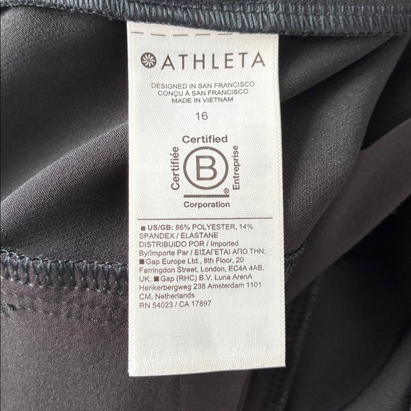 Athleta Size 16 Pull-On Pants - Black - Picture 5 of 6